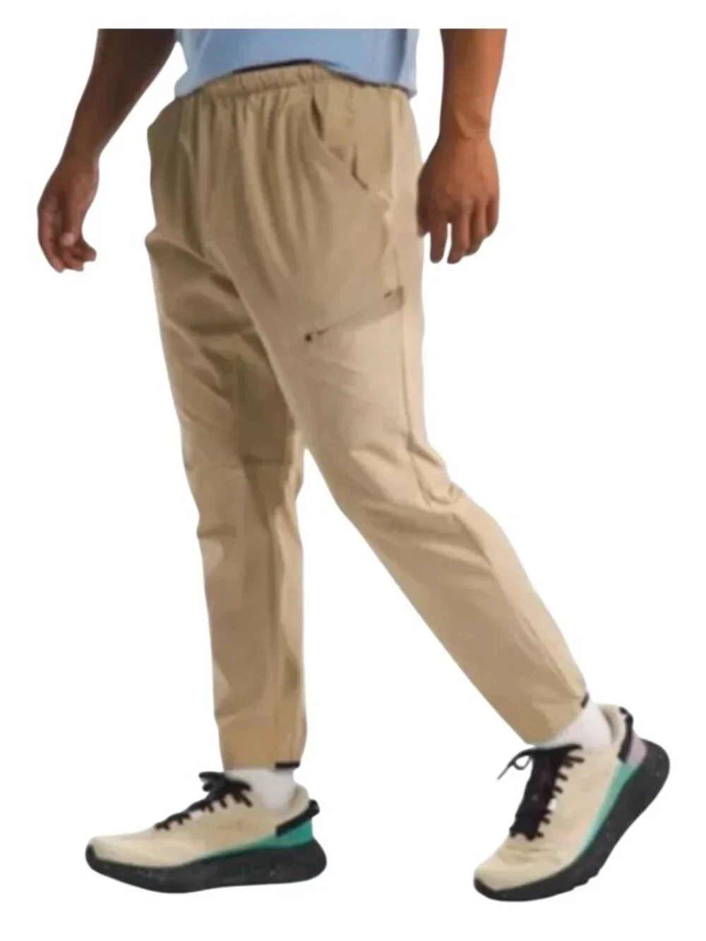 The North Face Men’s Lightstride Hiking Pants Size Medium FlashDry Khaki Stone